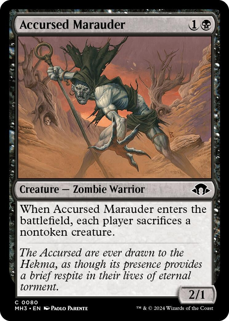 Accursed Marauder (80) (Modern Horizons 3)