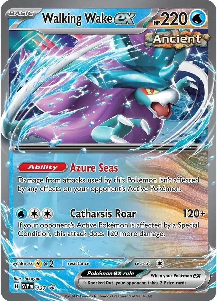 Image for Walking Wake ex - 127 (127) (SV: Scarlet & Violet Promo Cards) (SVP) - Pokemon
