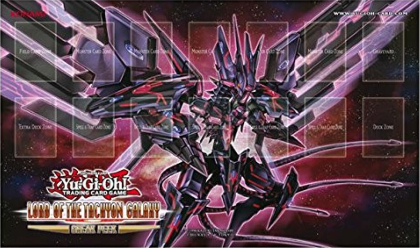 Image for Yu-Gi-Oh! Lord of the Tachyon Galaxy Sneak Peek Promo Game Mat - Number 107: Galaxy-Eyes Tachyon Dragon - Playmats
