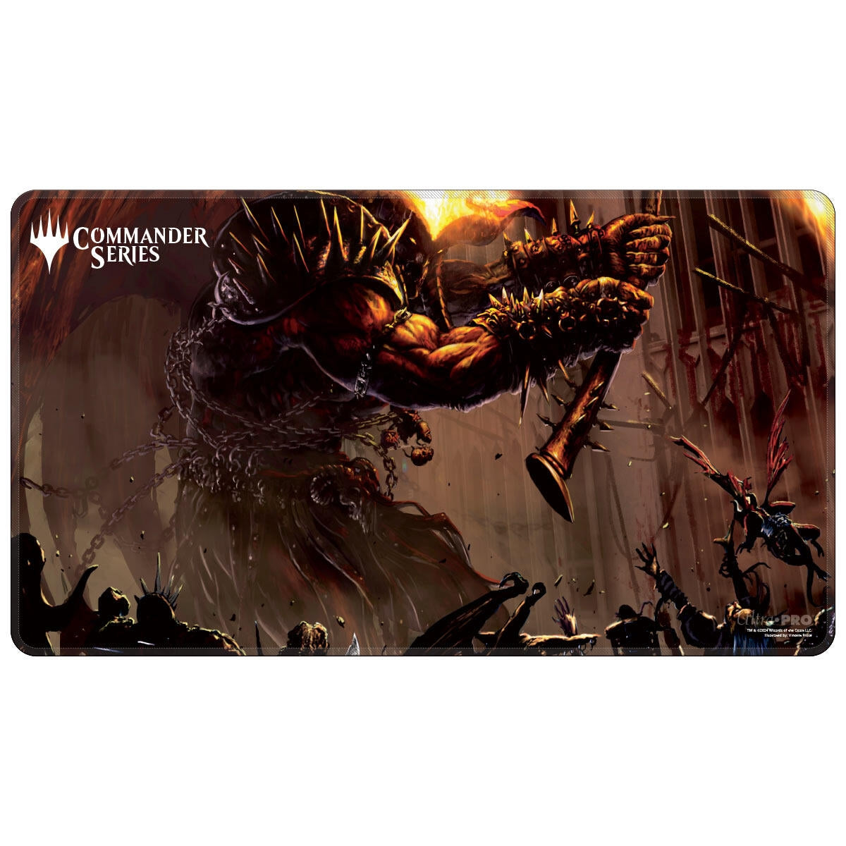 Image for Commander Series #2: Allied - Rakdos Stitched Standard Gaming Playmat for Magic: The Gathering - Playmats