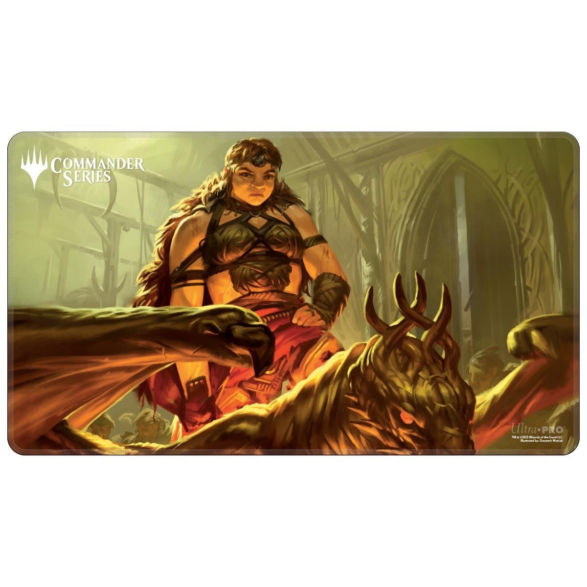 Image for Commander Series #1: Mono - Magda Stitched Standard Gaming Playmat for Magic: The Gathering - Playmats