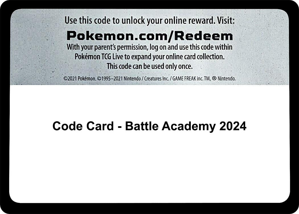 Image for Code Card - Battle Academy 2024 (Battle Academy 2024) (BA24) - Pokemon