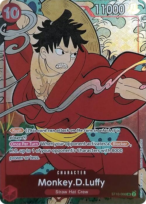 Image for Monkey.D.Luffy (English Version 1st Anniversary Set) (ST10-006) (One Piece Promotion Cards) (OP-PR) - One Piece Card Game