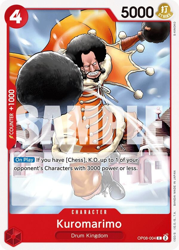 Image for Kuromarimo (OP08-004) (Two Legends) (OP08) - One Piece Card Game