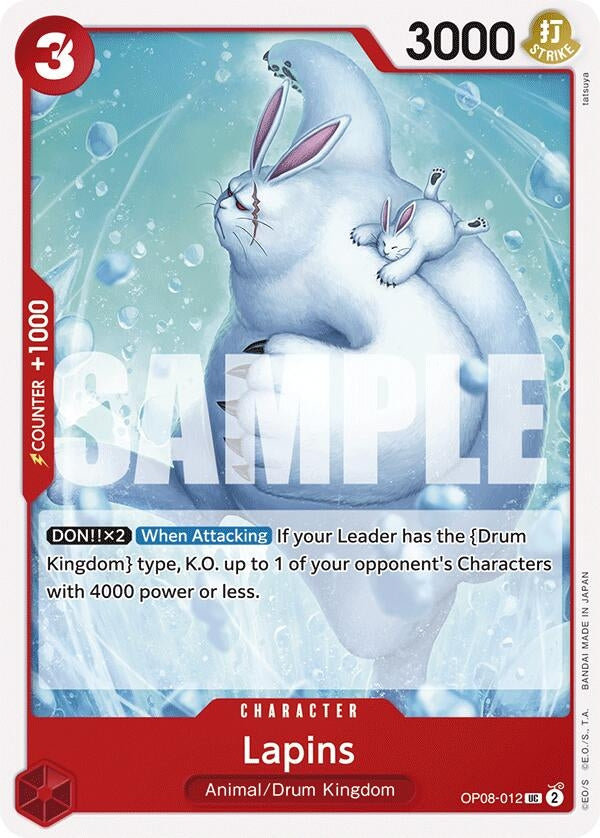 Image for Lapins (OP08-012) (Two Legends) (OP08) - One Piece Card Game