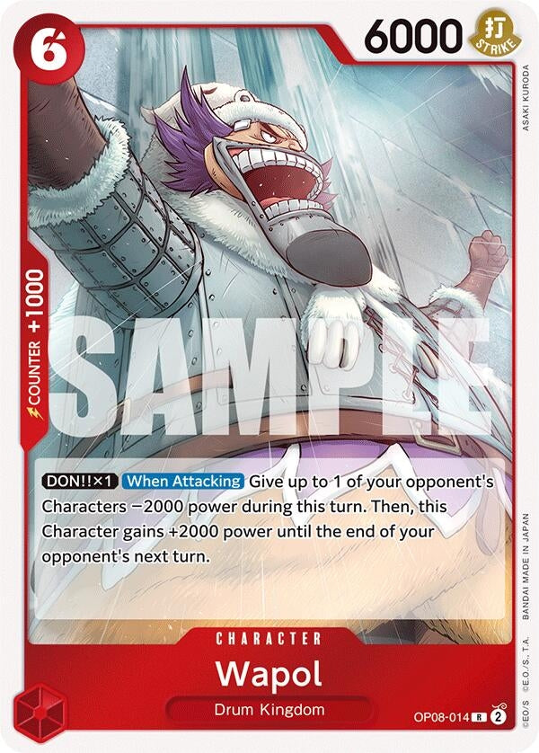 Image for Wapol (OP08-014) (Two Legends) (OP08) - One Piece Card Game