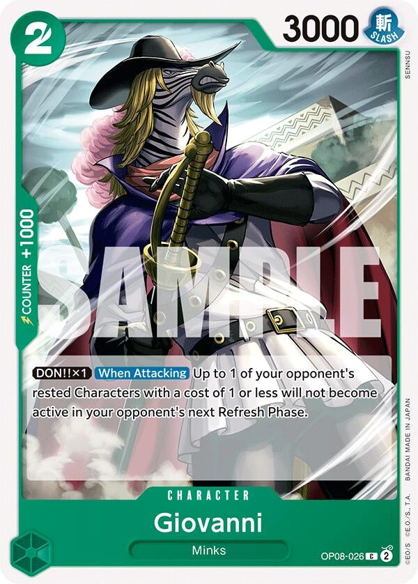 Image for Giovanni (OP08-026) (Two Legends) (OP08) - One Piece Card Game