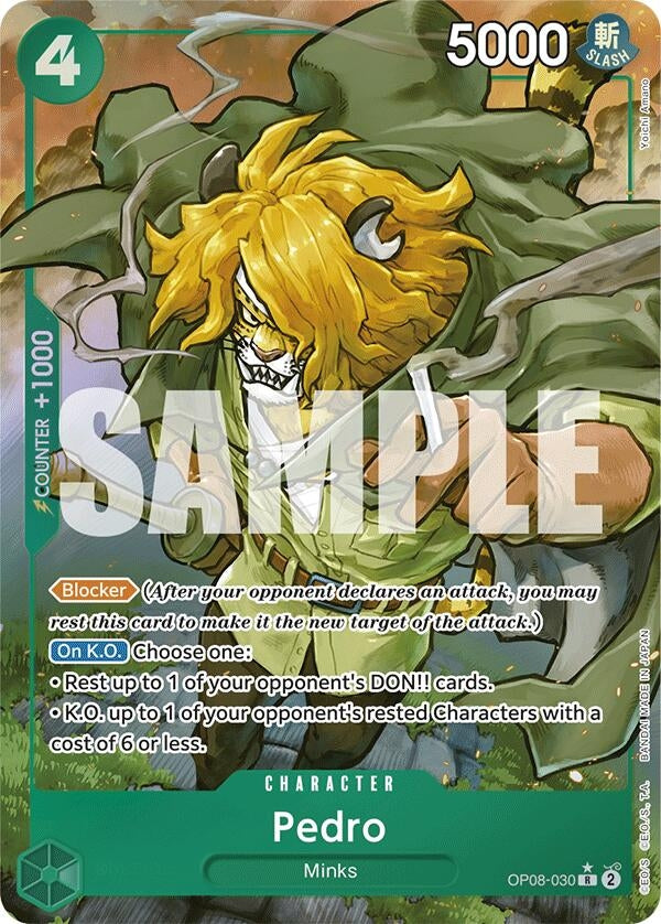 Image for Pedro (Parallel) (OP08-030) (Two Legends) (OP08) - One Piece Card Game