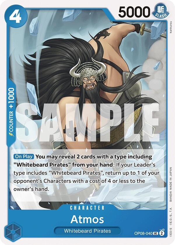 Image for Atmos (OP08-040) (Two Legends) (OP08) - One Piece Card Game