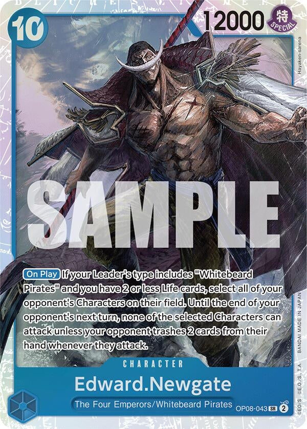 Image for Edward.Newgate (OP08-043) (Two Legends) (OP08) - One Piece Card Game