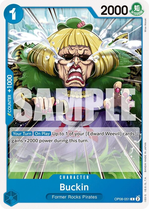 Image for Buckin (OP08-051) (Two Legends) (OP08) - One Piece Card Game