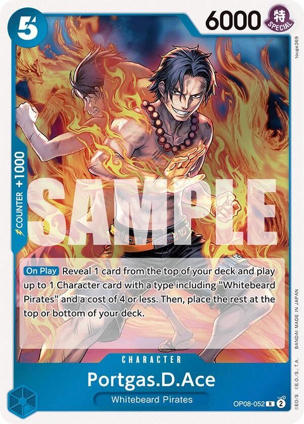 Image for Portgas.D.Ace (OP08-052) (Two Legends) (OP08) - One Piece Card Game