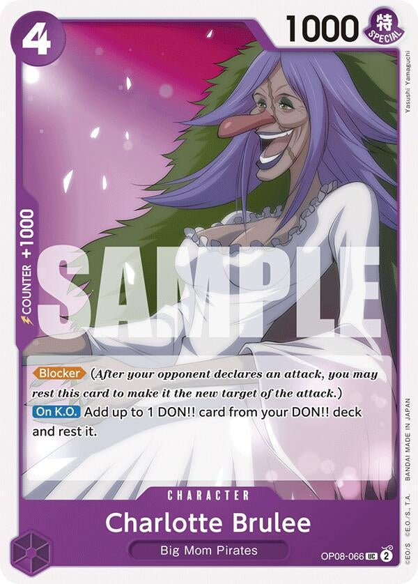 Image for Charlotte Brulee (OP08-066) (Two Legends) (OP08) - One Piece Card Game