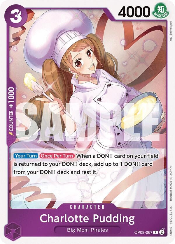 Image for Charlotte Pudding (067) (OP08-067) (Two Legends) (OP08) - One Piece Card Game