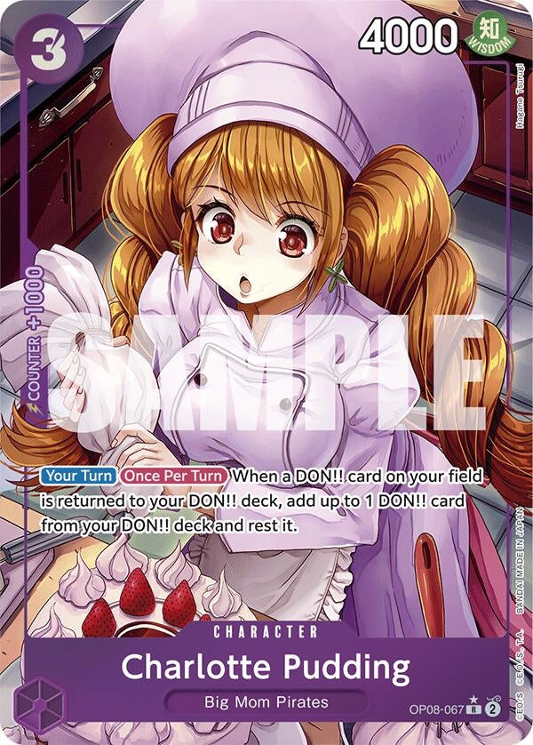 Image for Charlotte Pudding (067) (Parallel) (OP08-067) (Two Legends) (OP08) - One Piece Card Game