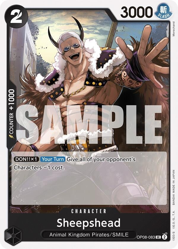 Image for Sheepshead (OP08-083) (Two Legends) (OP08) - One Piece Card Game