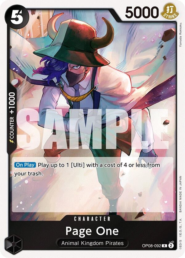 Image for Page One (OP08-092) (Two Legends) (OP08) - One Piece Card Game