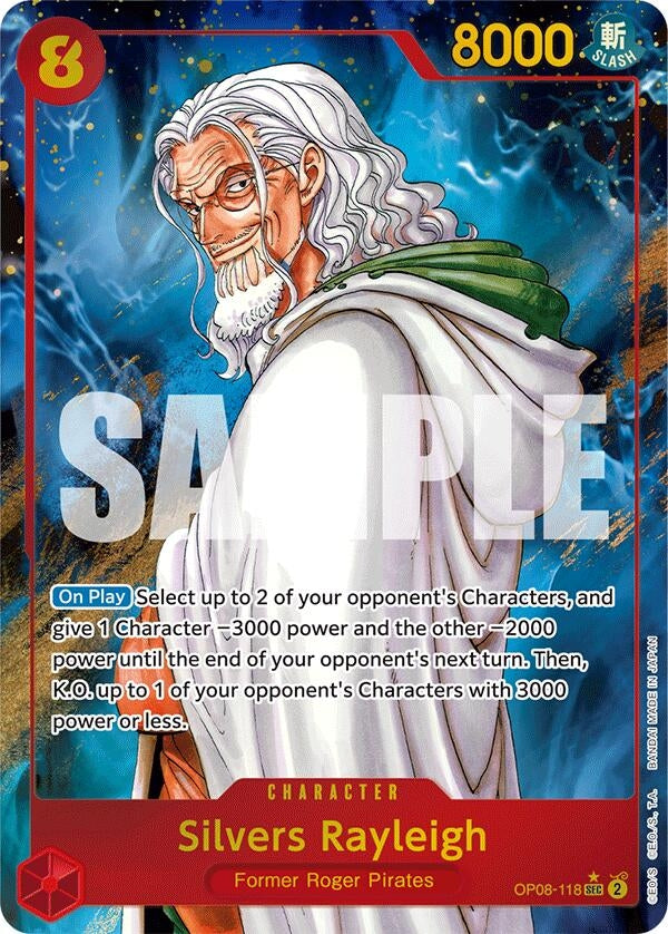 Image for Silvers Rayleigh (Parallel) (OP08-118) (Two Legends) (OP08) - One Piece Card Game