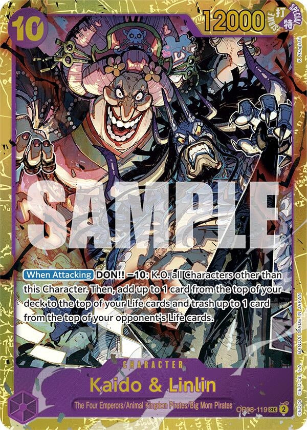 Image for Kaido & Linlin (OP08-119) (Two Legends) (OP08) - One Piece Card Game