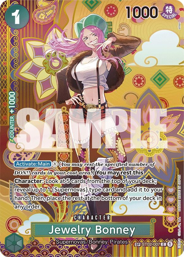 Image for Jewelry Bonney (SP) (ST02-007) (Two Legends) (OP08) - One Piece Card Game