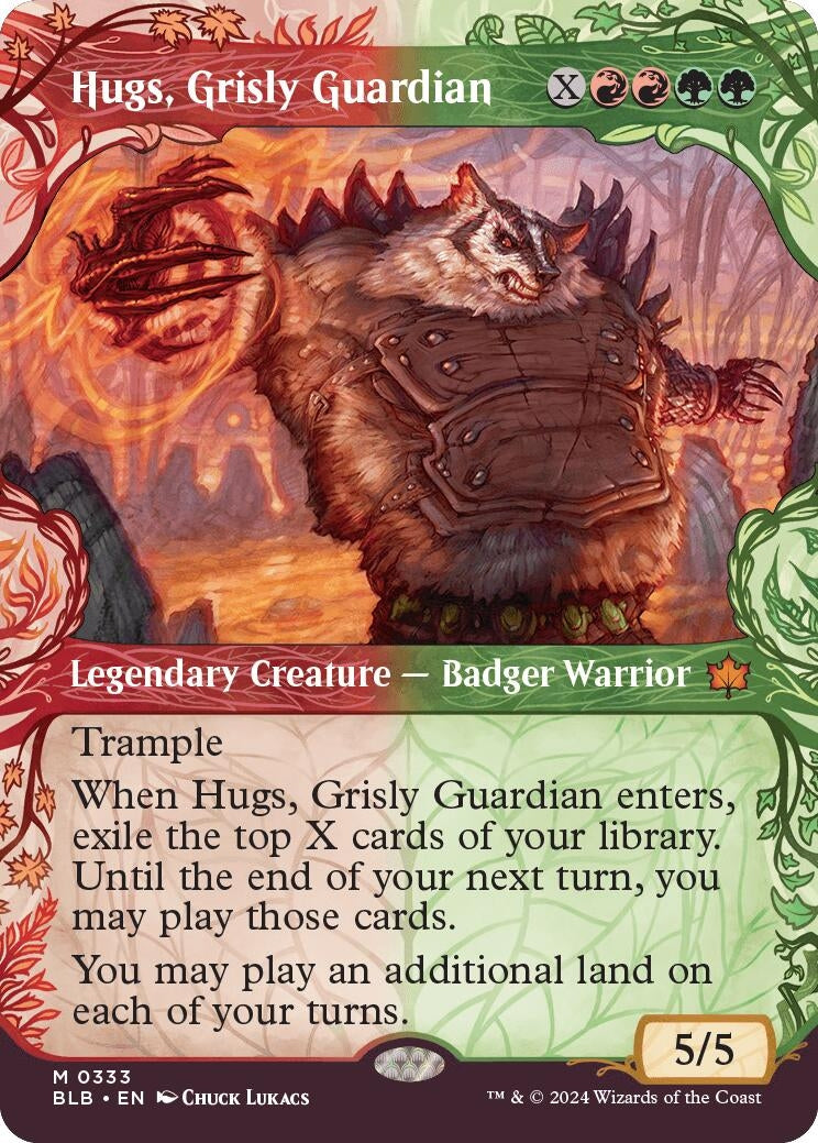 Hugs, Grisly Guardian (Showcase) (333) (Bloomburrow)