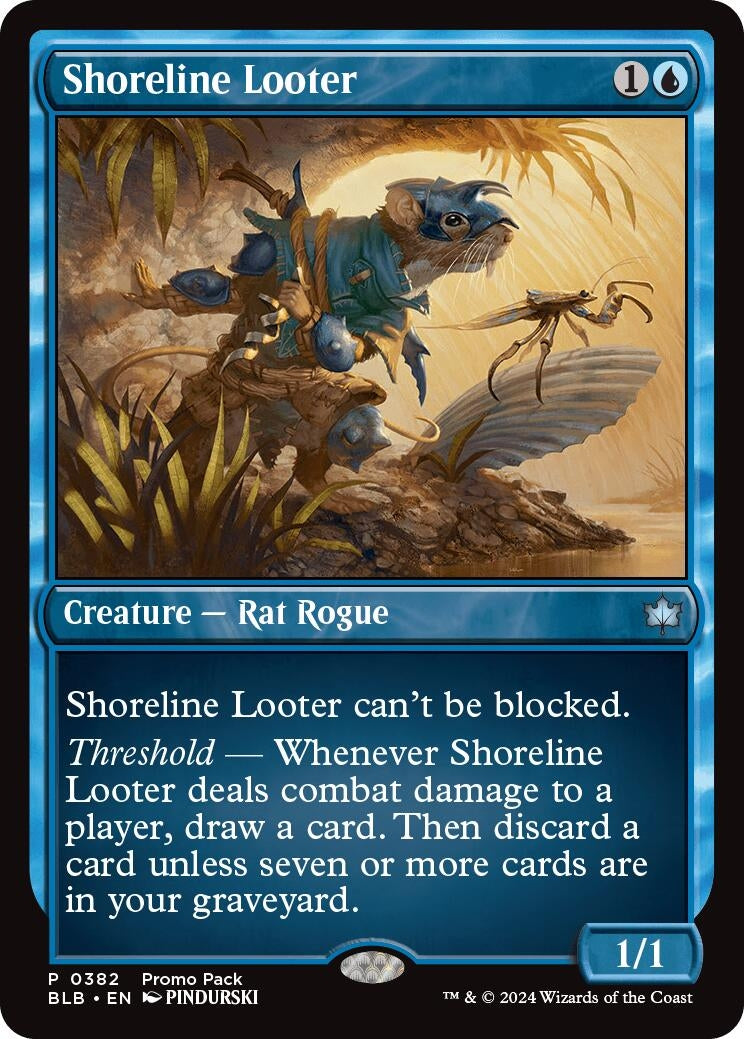 Shoreline Looter (382) (Bloomburrow)