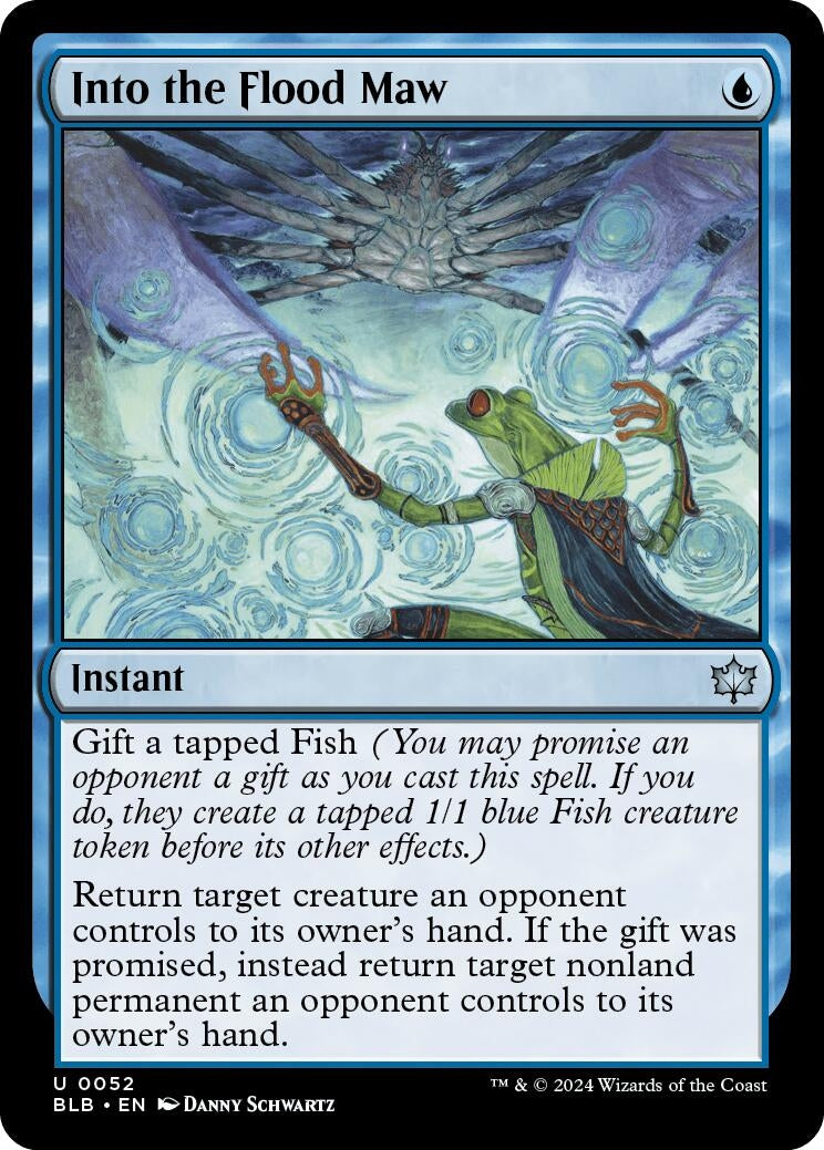 Into the Flood Maw (52) (Bloomburrow) - PokeBox USA