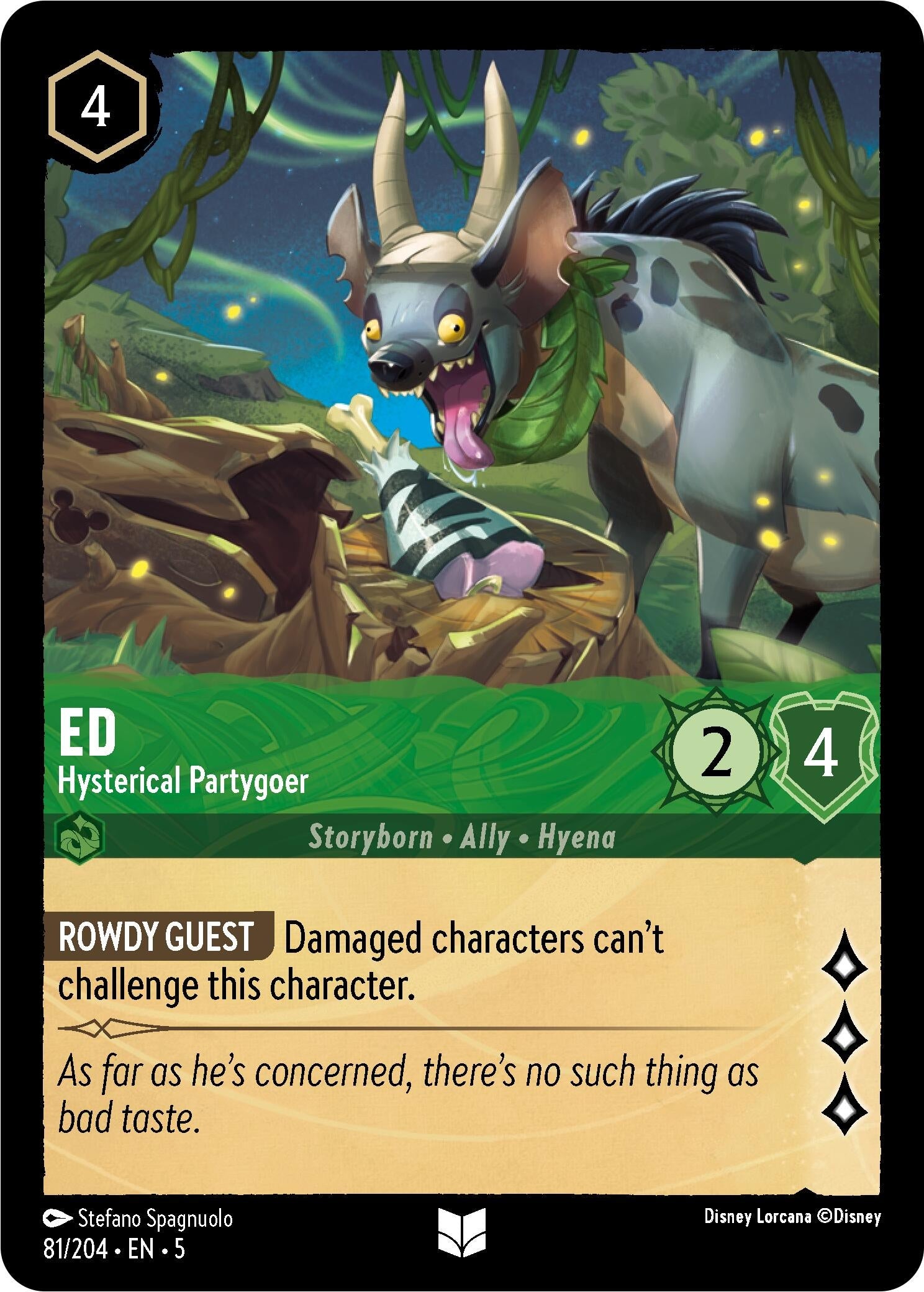 Image for Ed - Hysterical Partygoer (81/204) (Shimmering Skies) (5) - Disney Lorcana