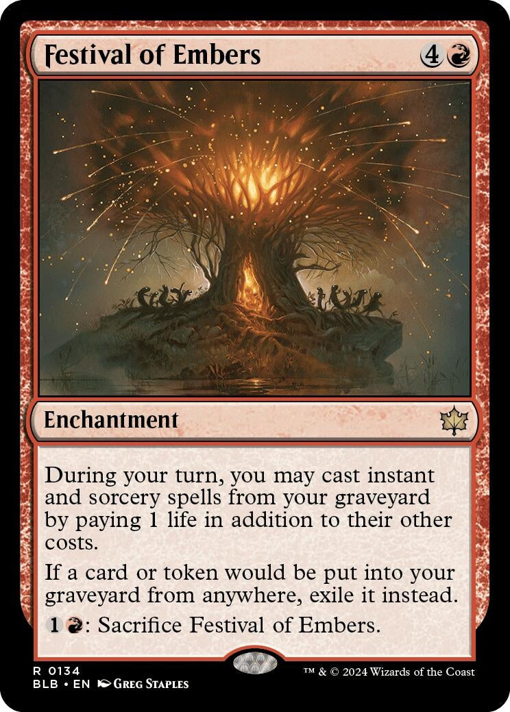 Festival of Embers (134) (Bloomburrow)