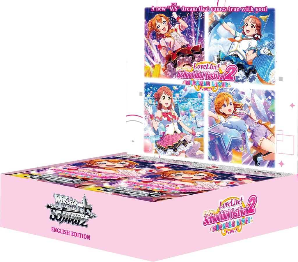 Image for Love Live School idol festival 2 MIRACLE LIVE! Booster Box - Weiss Schwarz