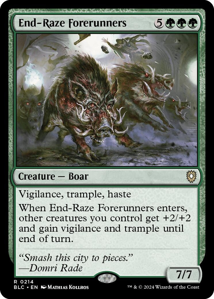 End-Raze Forerunners (214) (Bloomburrow)