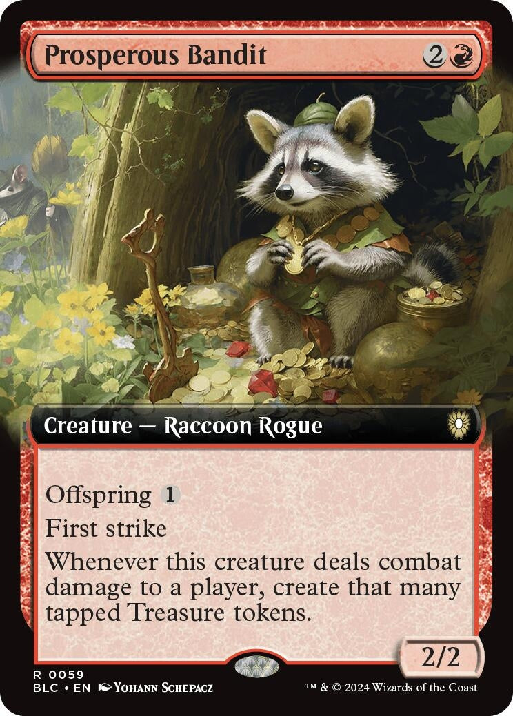 Prosperous Bandit (Extended Art) (59) (Bloomburrow)