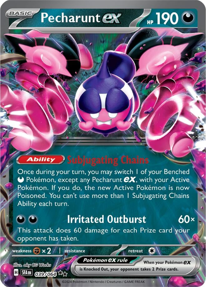 Pecharunt ex (039/064) (SV: Shrouded Fable) - PokeBox USA
