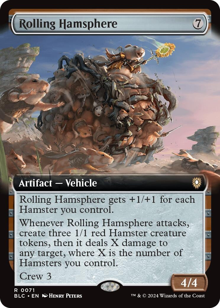 Rolling Hamsphere (Extended Art) (71) (Bloomburrow) - PokeBox USA