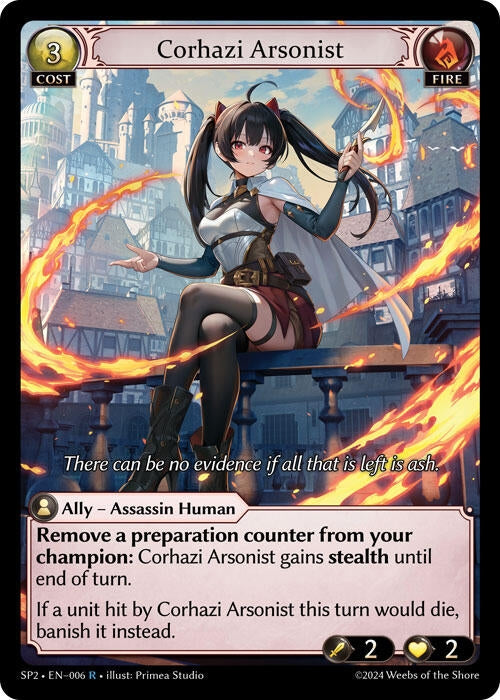 Image for Corhazi Arsonist (006) (Supporter Pack 2) (SP2) - Grand Archive TCG