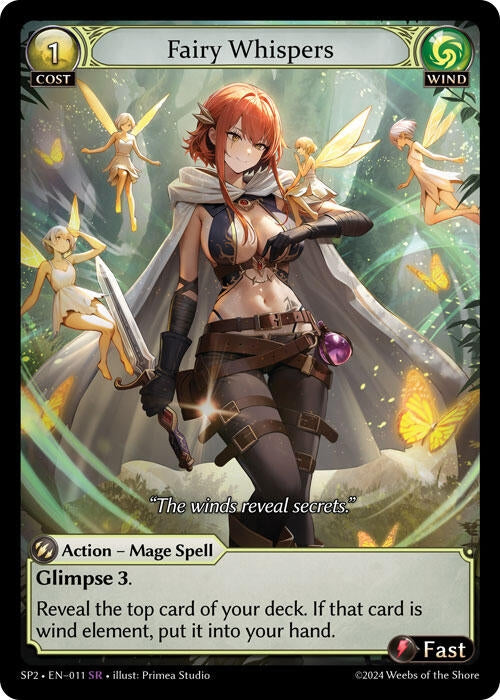 Image for Fairy Whispers (011) (Supporter Pack 2) (SP2) - Grand Archive TCG