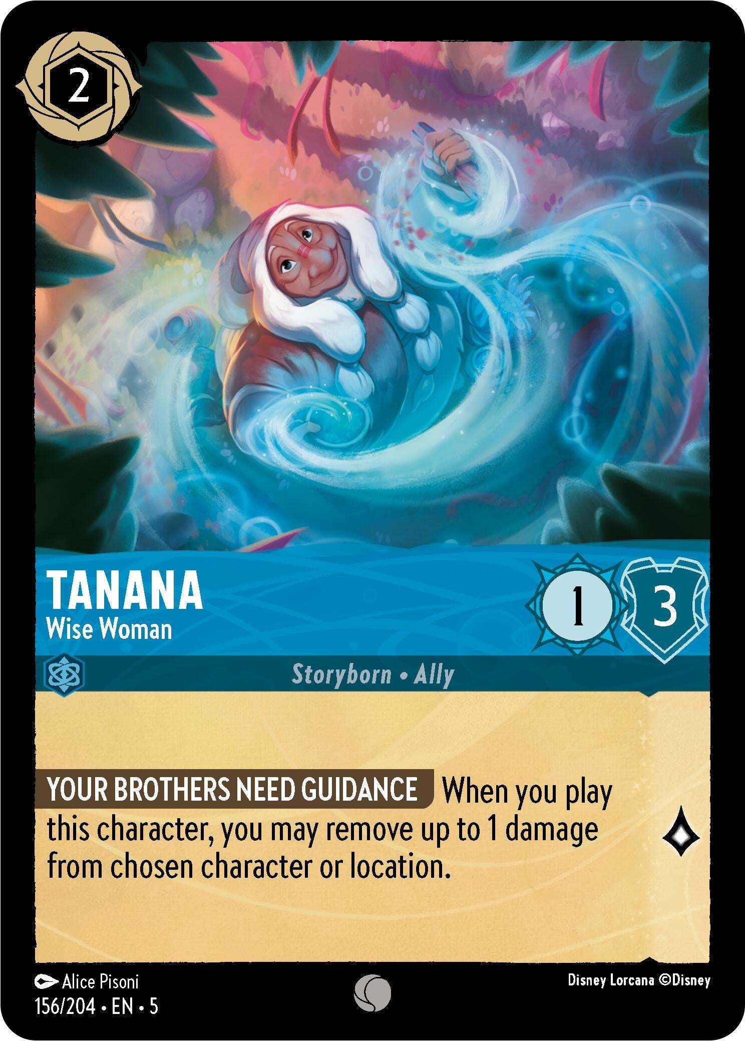 Image for Tanana - Wise Woman (156/204) (Shimmering Skies) (5) - Disney Lorcana