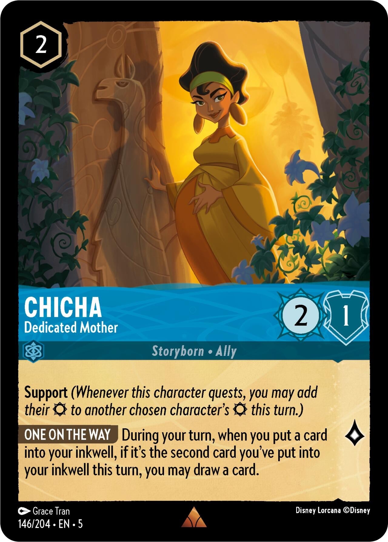Image for Chicha - Dedicated Mother (146/204) (Shimmering Skies) (5) - Disney Lorcana