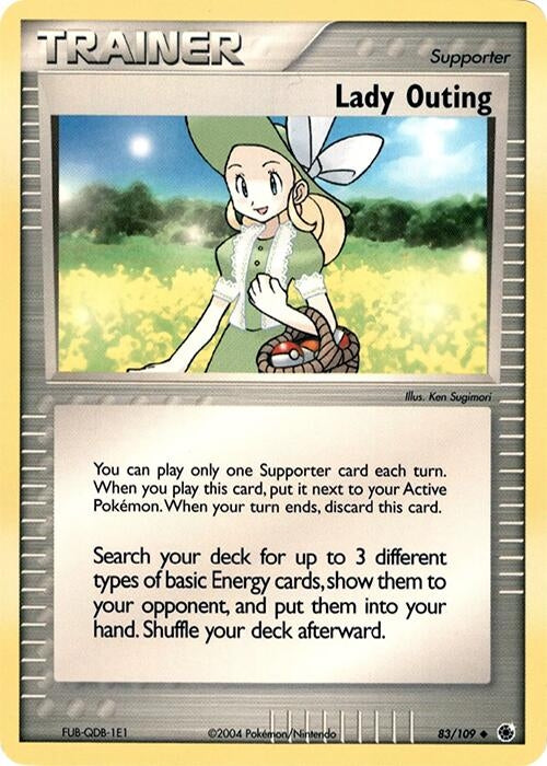 Image for Lady Outing - 83/109 (No E-Reader) (83/109) (Deck Exclusives) (PR) - Pokemon