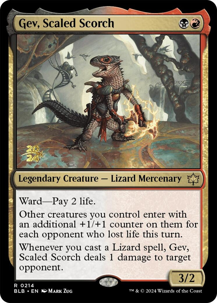 Gev, Scaled Scorch (214) (Prerelease Cards)