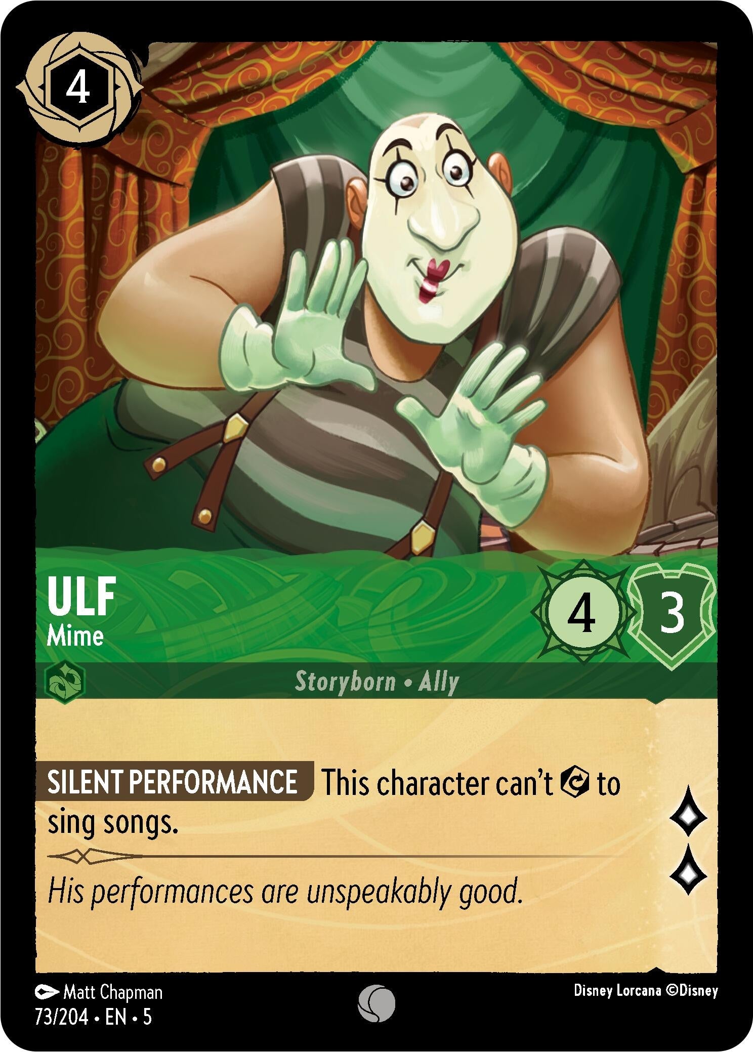 Image for Ulf - Mime (73/204) (Shimmering Skies) (5) - Disney Lorcana