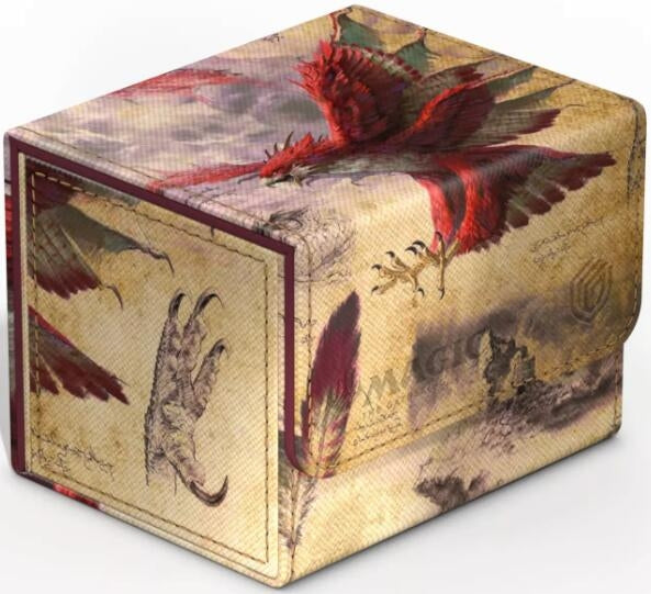 Image for Magic: The Gathering Bloomburrow Sidewinder 100+ Xenoskin Deck Box - Dragonhawk, Fate's Tempest - Deck Boxes