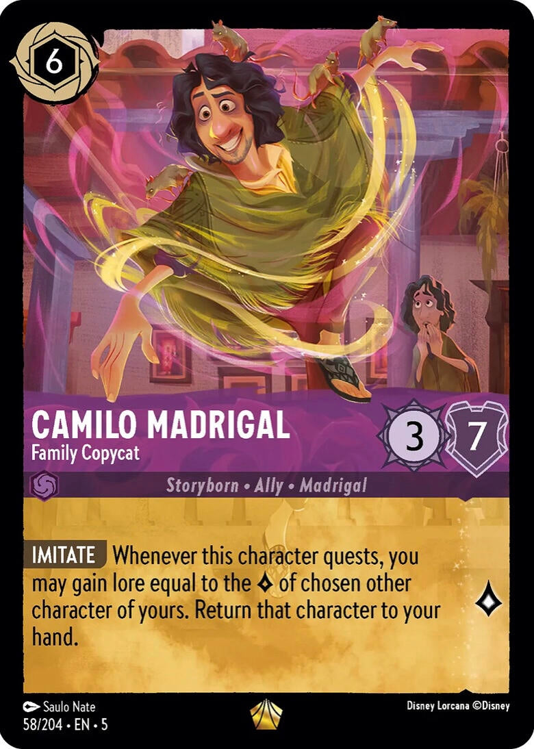 Image for Camilo Madrigal - Family Copycat (58/204) (Shimmering Skies) (5) - Disney Lorcana
