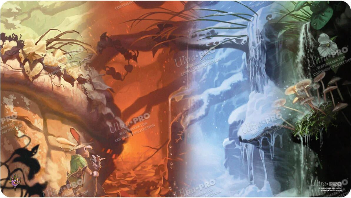 Image for Bloomburrow Standard Gaming Playmat for Magic: The Gathering - Forest (Four Seasons) - Playmats
