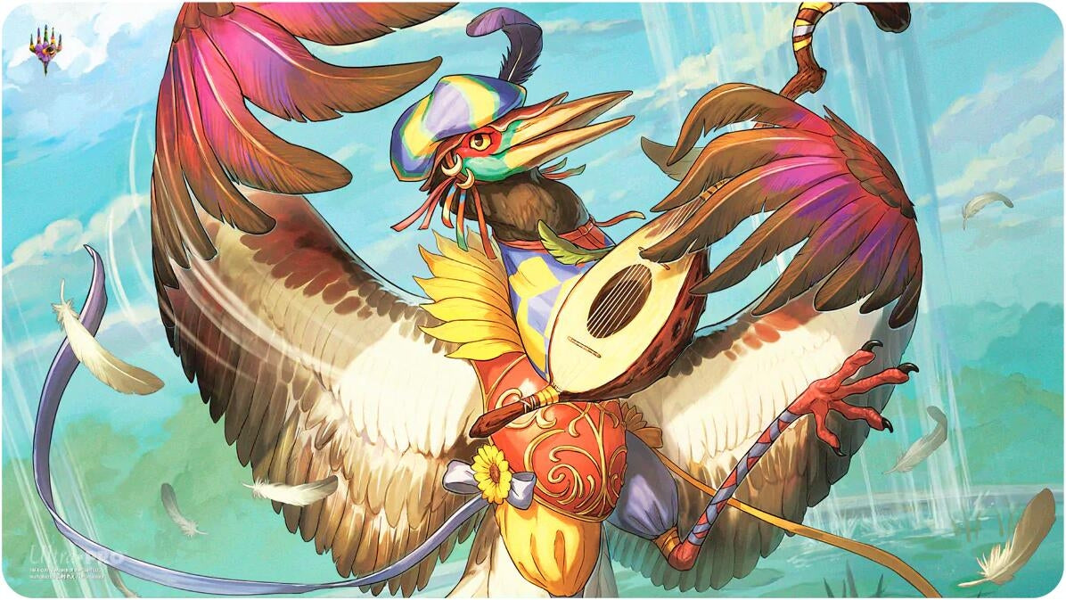 Image for Bloomburrow Playmat for Magic: The Gathering - Zinnia, Valley's Voice - Playmats
