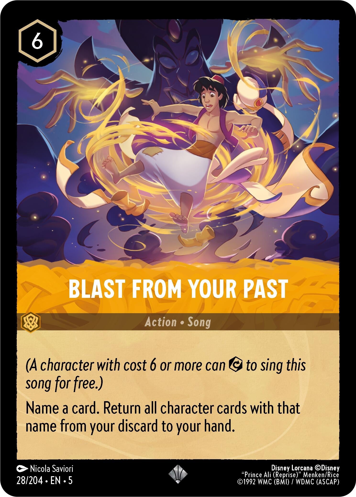 Image for Blast From Your Past (28/204) (Shimmering Skies) (5) - Disney Lorcana
