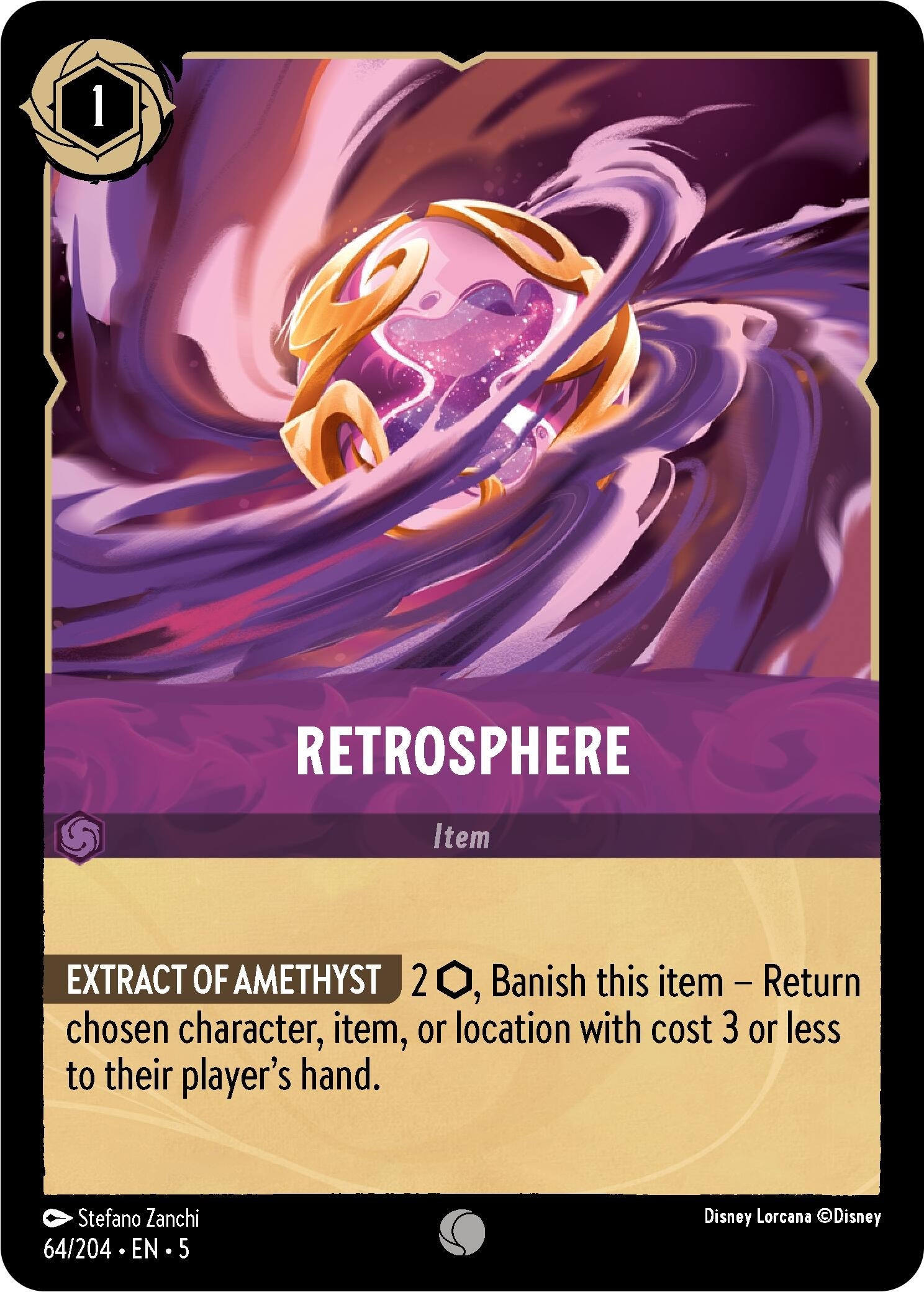 Image for Retrosphere (64/204) (Shimmering Skies) (5) - Disney Lorcana