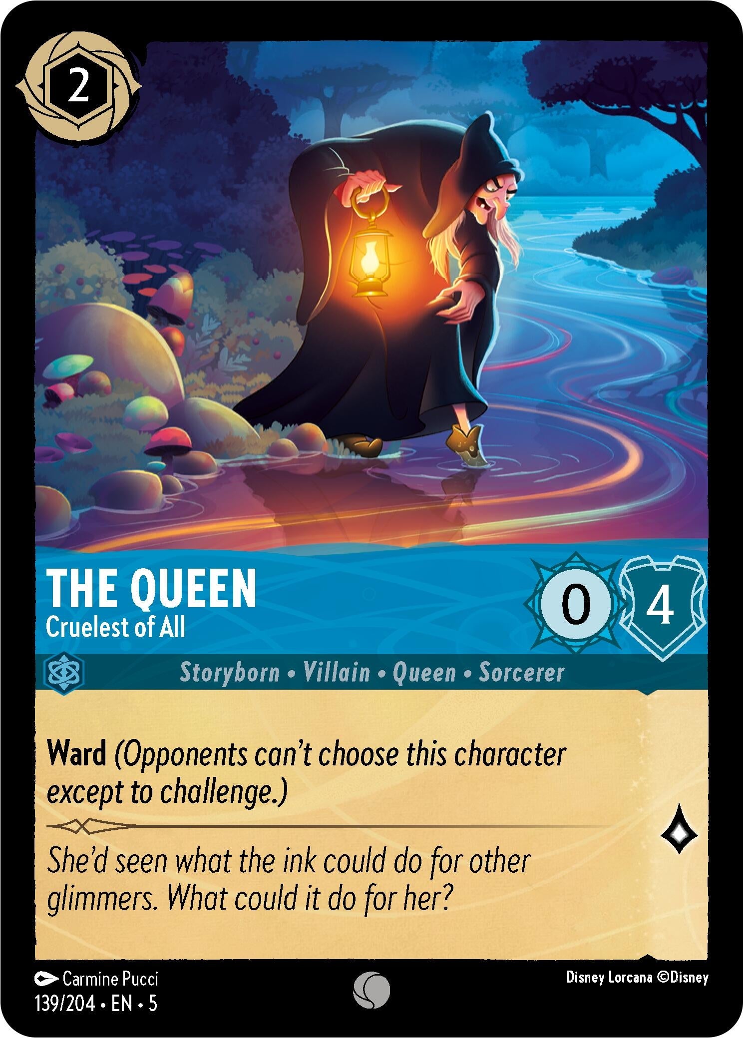 Image for The Queen - Cruelest of All (139/204) (Shimmering Skies) (5) - Disney Lorcana