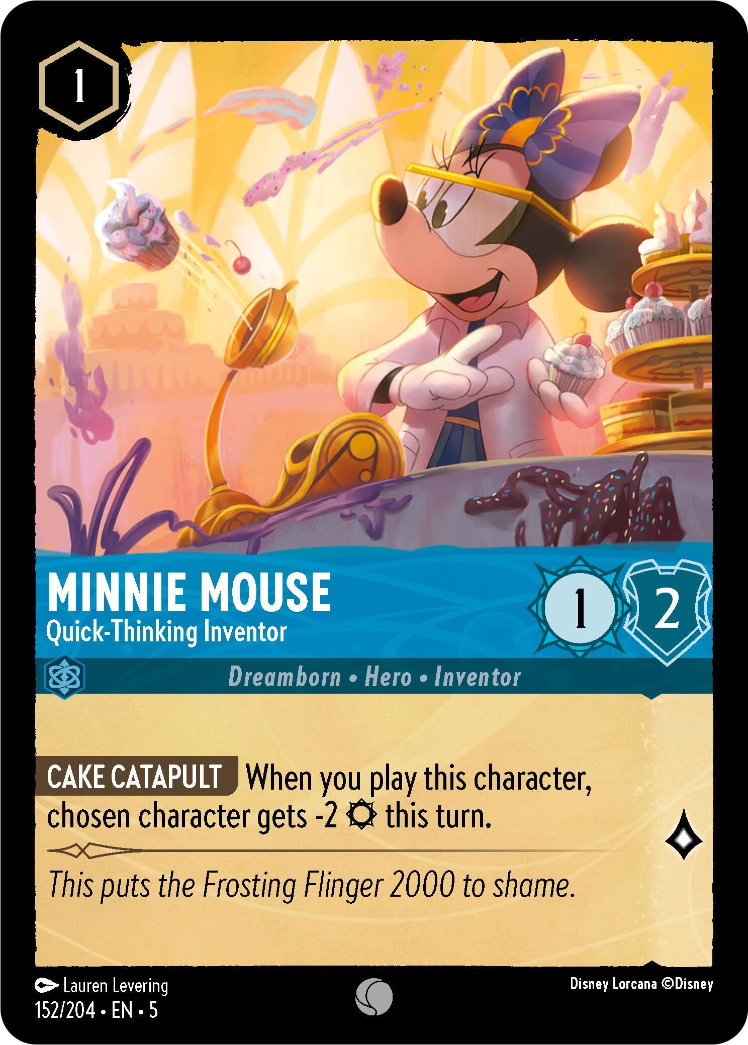 Image for Minnie Mouse - Quick-Thinking Inventor (152/204) (Shimmering Skies) (5) - Disney Lorcana