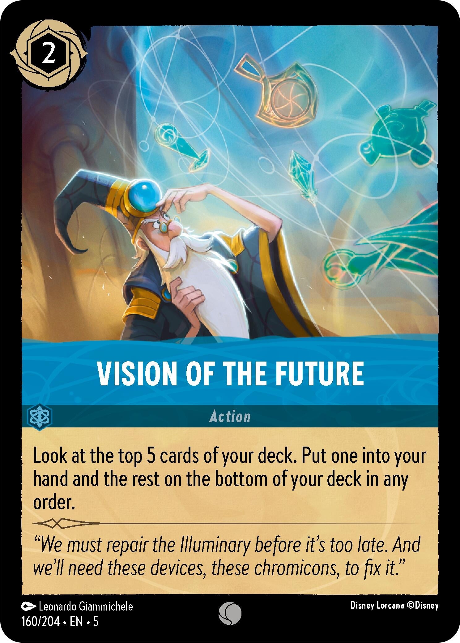 Image for Vision of the Future (160/204) (Shimmering Skies) (5) - Disney Lorcana